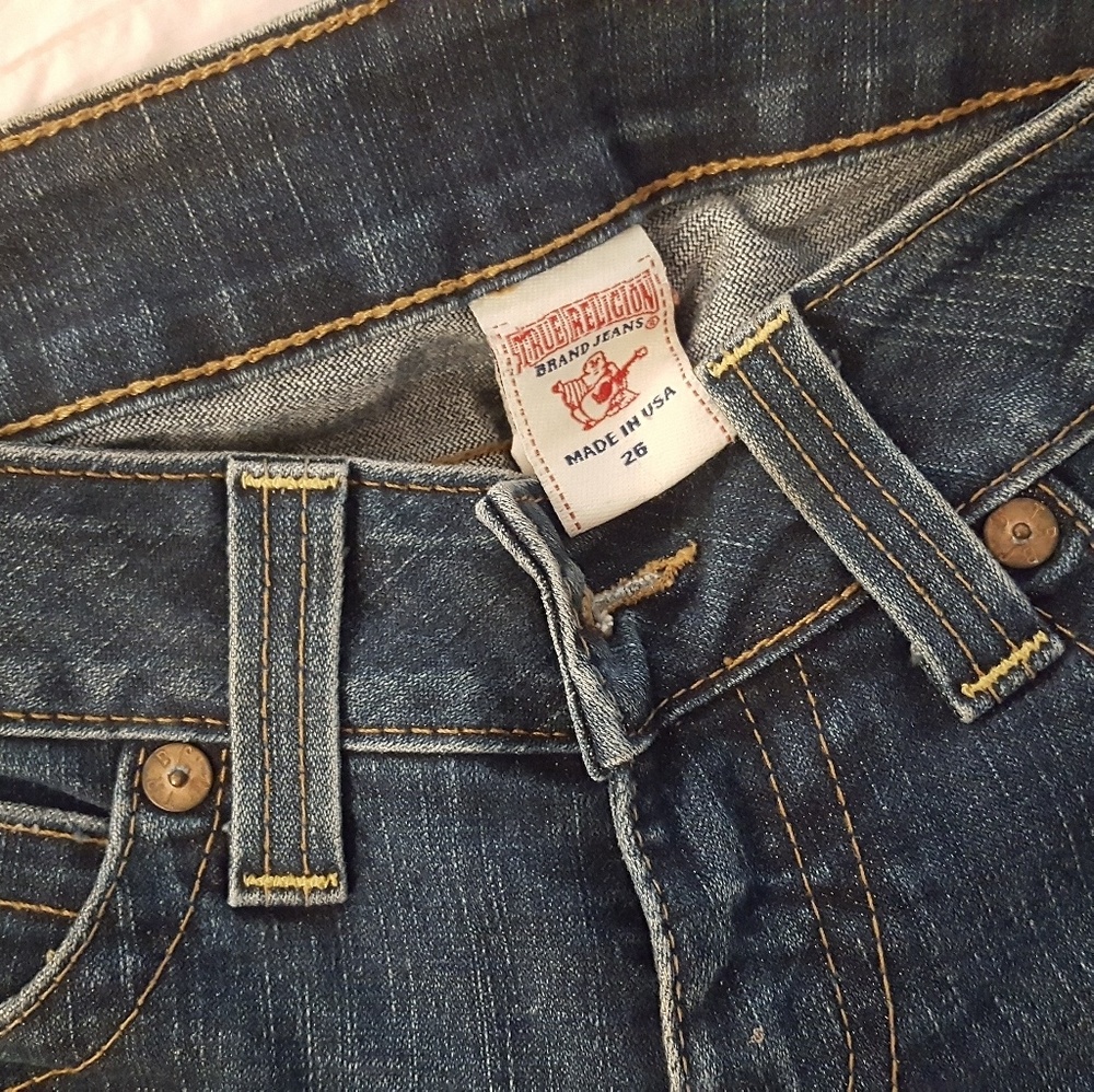 True religion capri jeans size 26